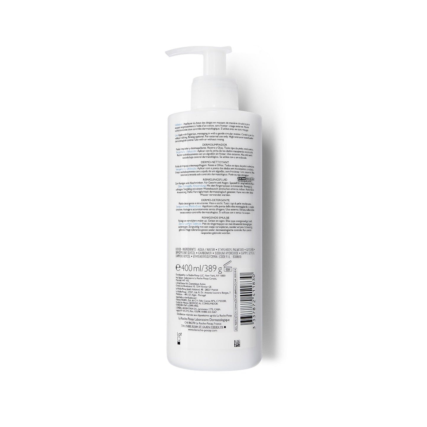 La Roche - Posay Toleriane Dermo Nettoyant - 400ml – Buy Now at Healtsy