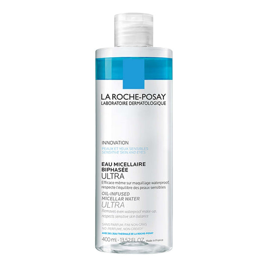 La Roche - Posay Ultra Biphasic Micellar Water - 400ml – Buy Now at Healtsy