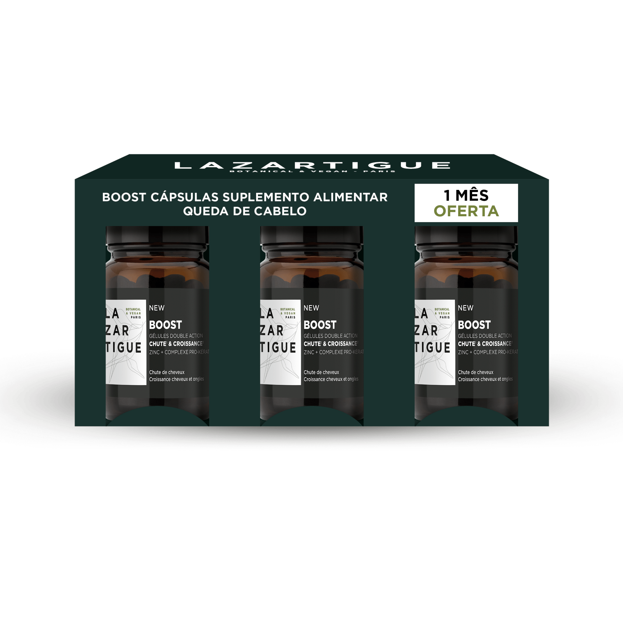 Lazartigue Boost (x30 capsules) Triple Pack – Buy Now at Healtsy