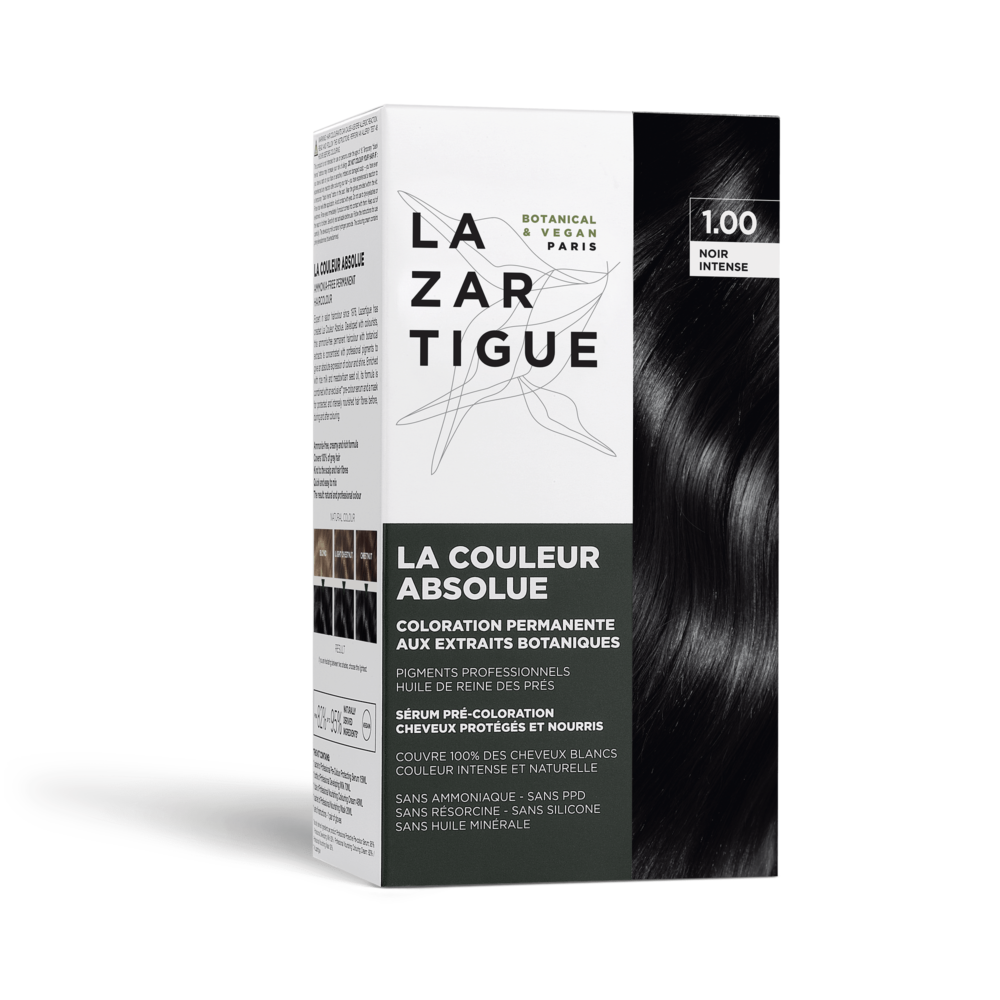 Lazartigue Permanent Coloring_ 1.00_ Black – Buy Now at Healtsy