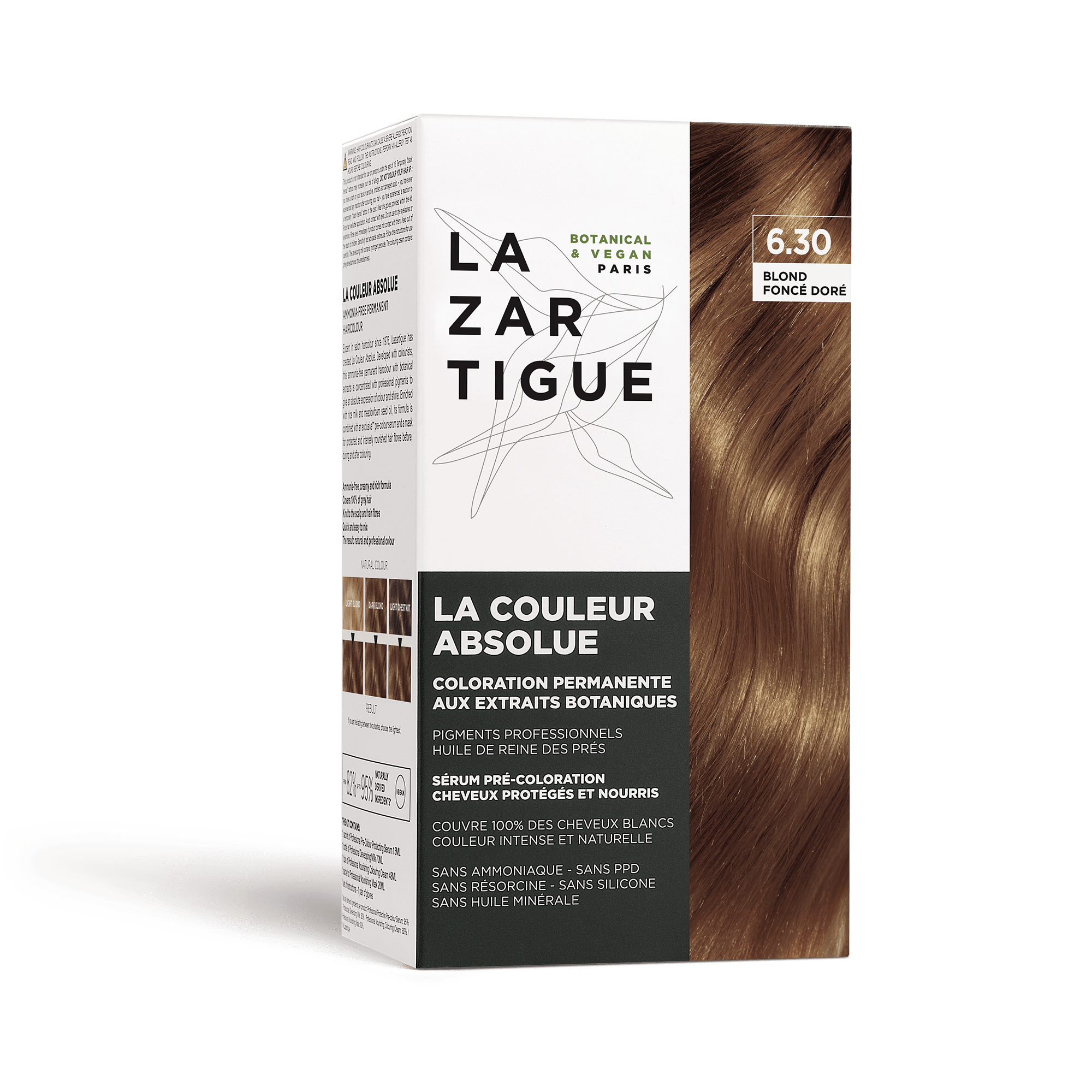 Lazartigue Permanent Hair Color_ 6.30_ Dark Golden Blonde – Buy Now at Healtsy