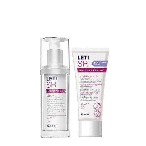 Leti SR Serum - 30ml + Leti Anti - Redness Fluid - 40ml – Buy Now at Healtsy