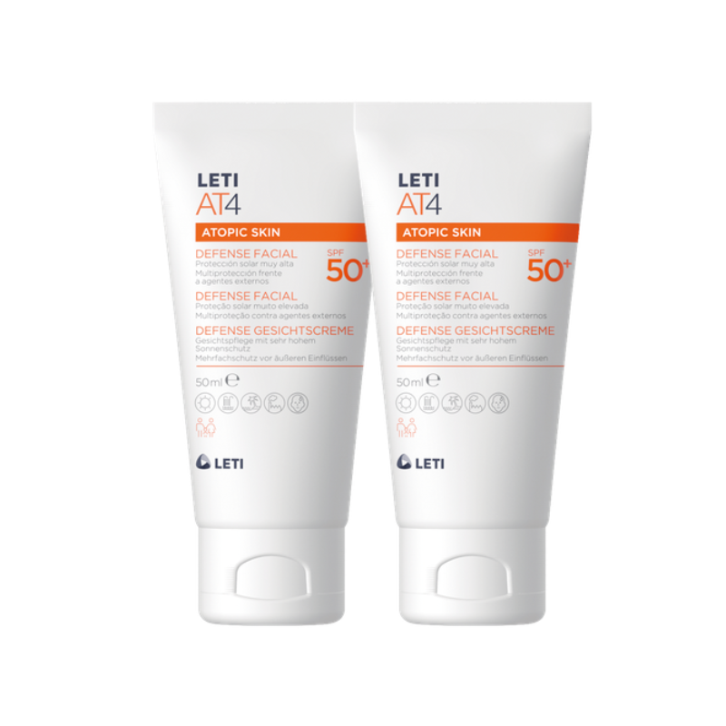 Letiat4 Defense Facial SPF50 - 50ml (Double Pack) - Healtsy