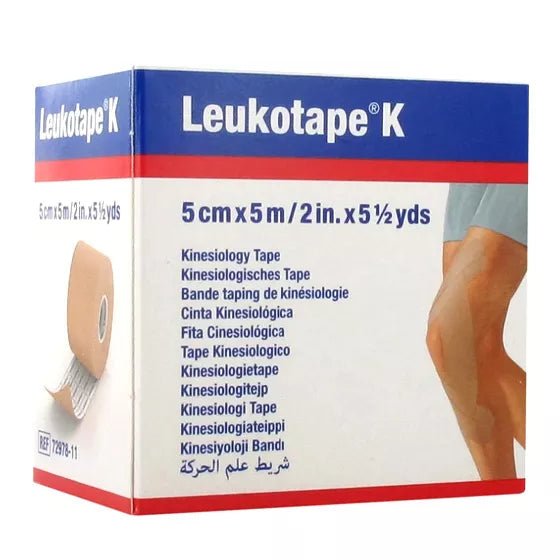 Leukotape K Kinesiological Tape_ Beige_5cm x 5m – Buy Now at Healtsy