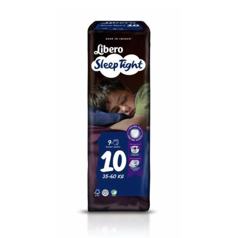 Libero Sleeptigh Absorbent Underwear_ 35-60Kg _ Size 10 (x9 units) - Healtsy
