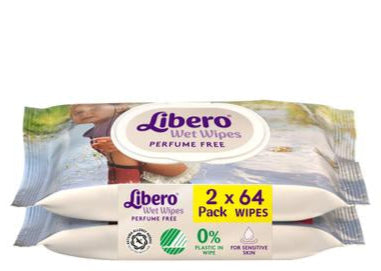 Libero Wet Wipe Baby Hygiene Wipe (x64 units) Double Pack – Buy Now at Healtsy
