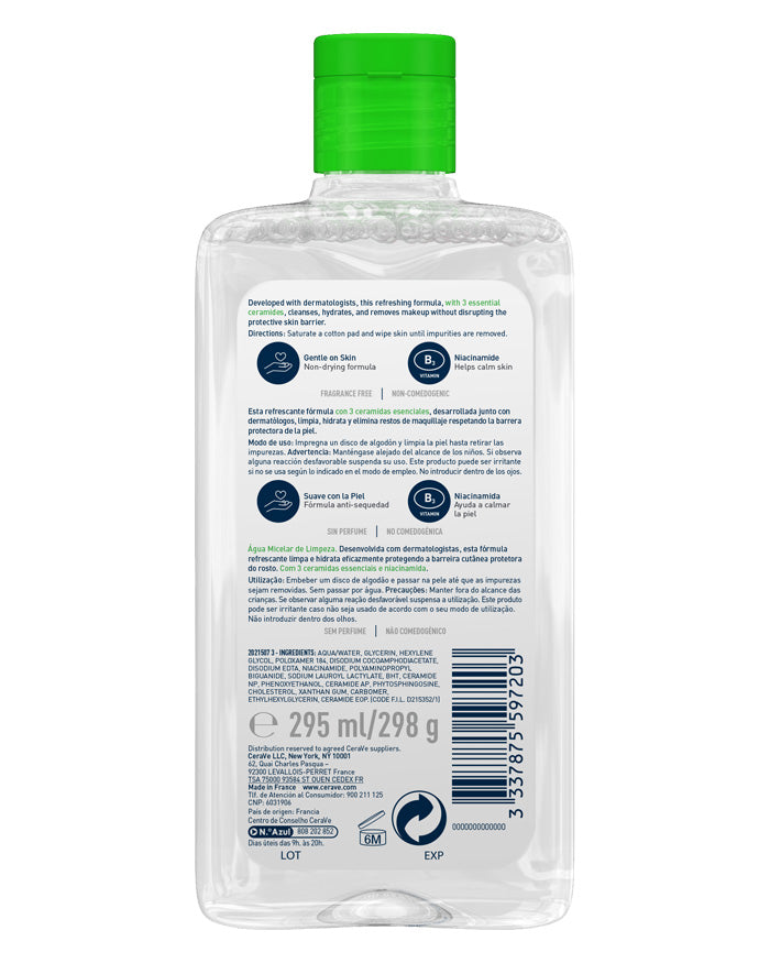 CeraVe Hydrating Micellar Water - 296 ml - Healtsy