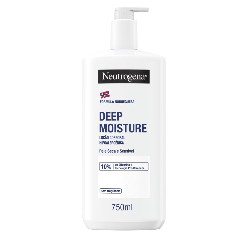 Neutrogena Deep Moisture Body Lotion Hypoallergenic - 750ml – Buy Now at Healtsy