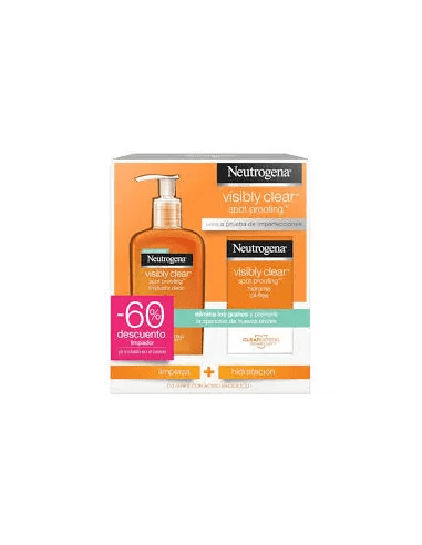 Neutrogena Visibly Clear Moisturizer - 50ml + Cleansing Gel - 200ml – Buy Now at Healtsy