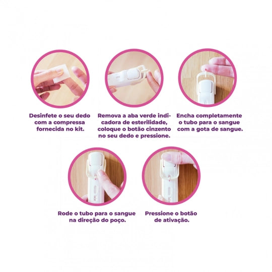 NG Precision+ Teste Gravidez Sangue - Healtsy