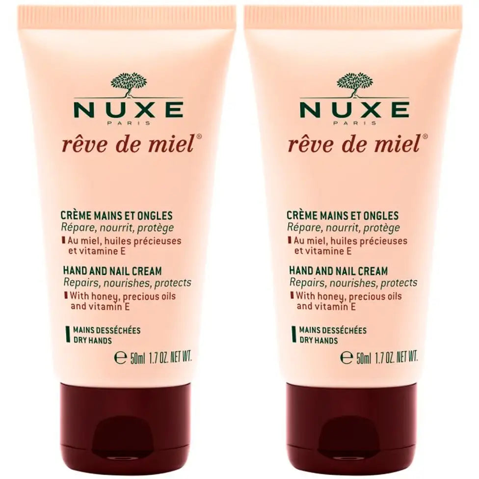Nuxe Reve De Miel Hand and Nail Cream - 50ml (Double Pack) - Healtsy
