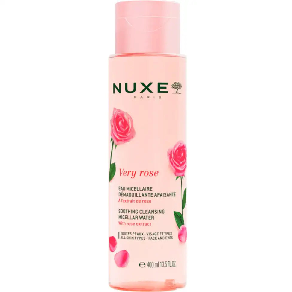 Nuxe Very Rose Soothing Micellar Cleansing Water - 400ml - Healtsy