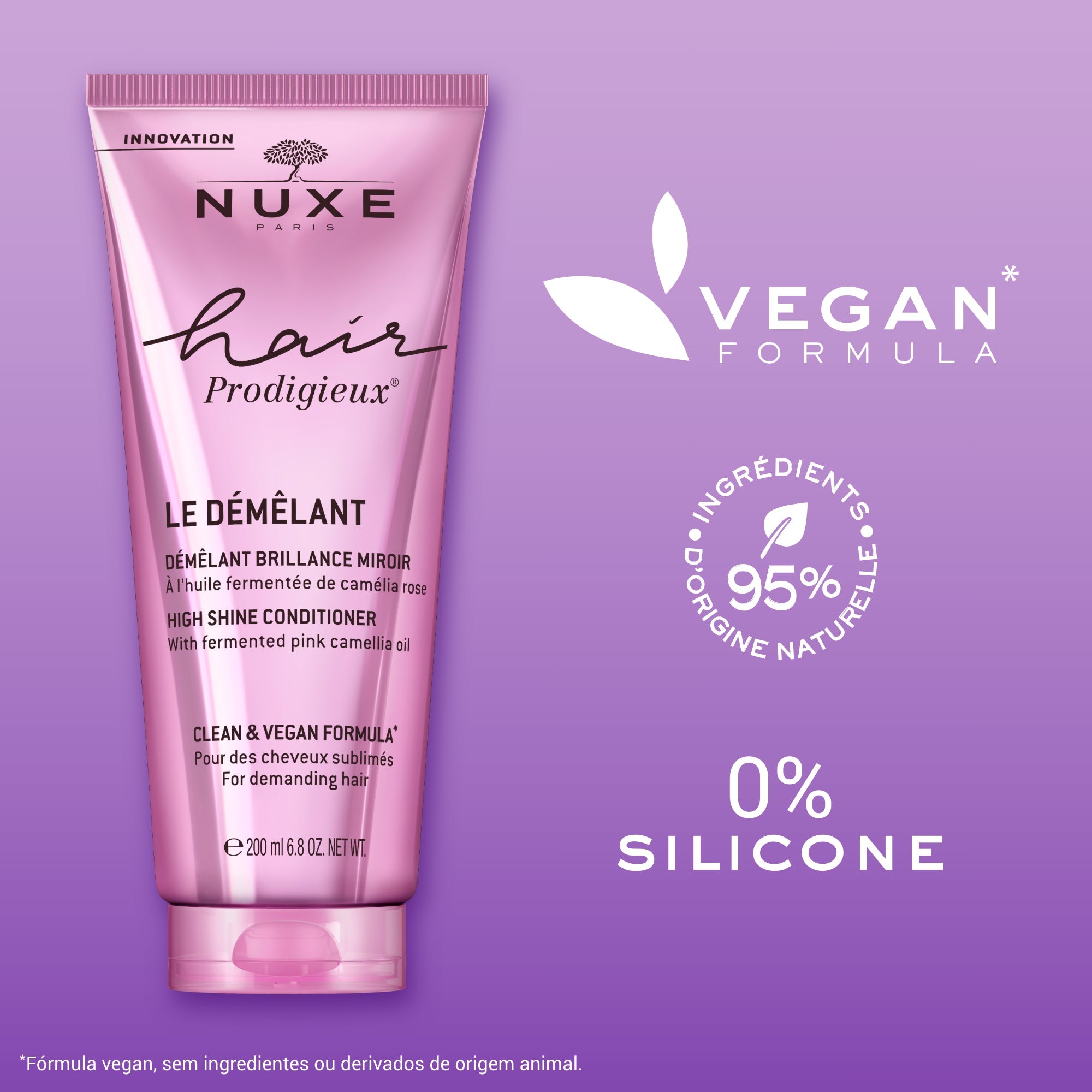 Nuxe Hair Prodigieux Mirror Shine Conditioner - 200ml – Buy Now at Healtsy