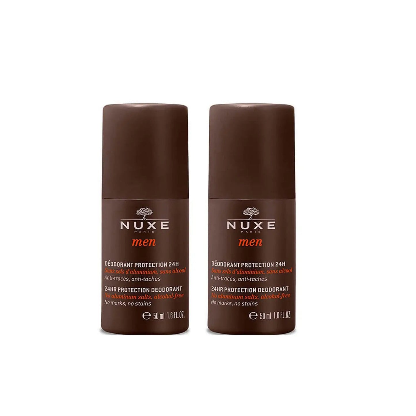 Nuxe Men Deo Roll On - 50ml (Double Pack) – Buy Now at Healtsy