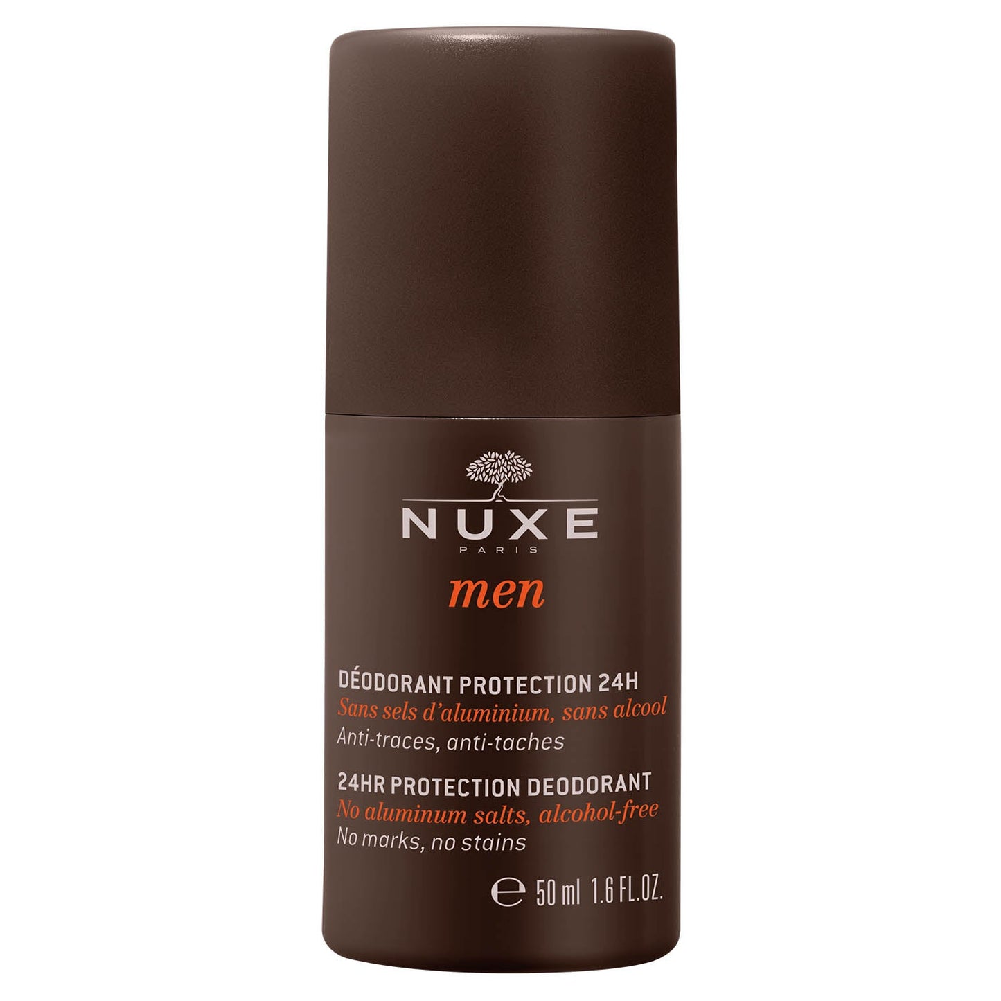 Nuxe Men Deo Roll On Protection 24H - 50ml – Buy Now at Healtsy