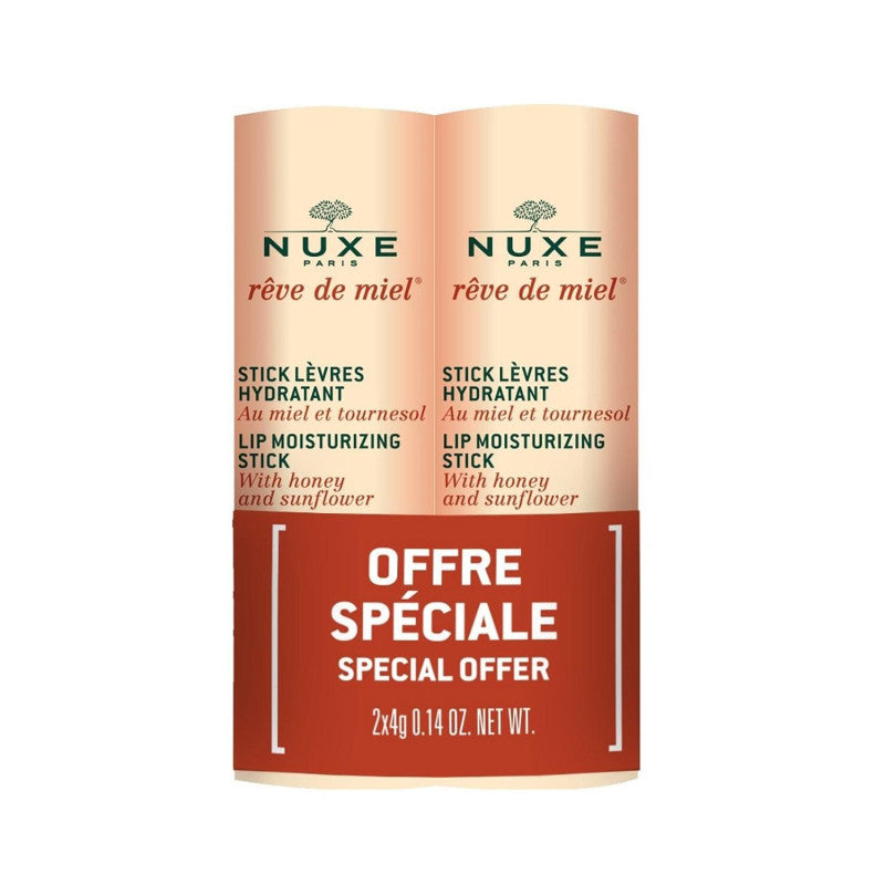 Nuxe Reve De Miel Lip Stick - 4g (Double Pack) - Healtsy
