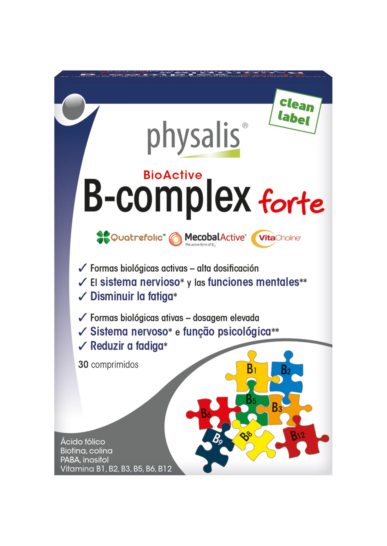 Physalis B-Complex Forte (30 tablets) - Healtsy