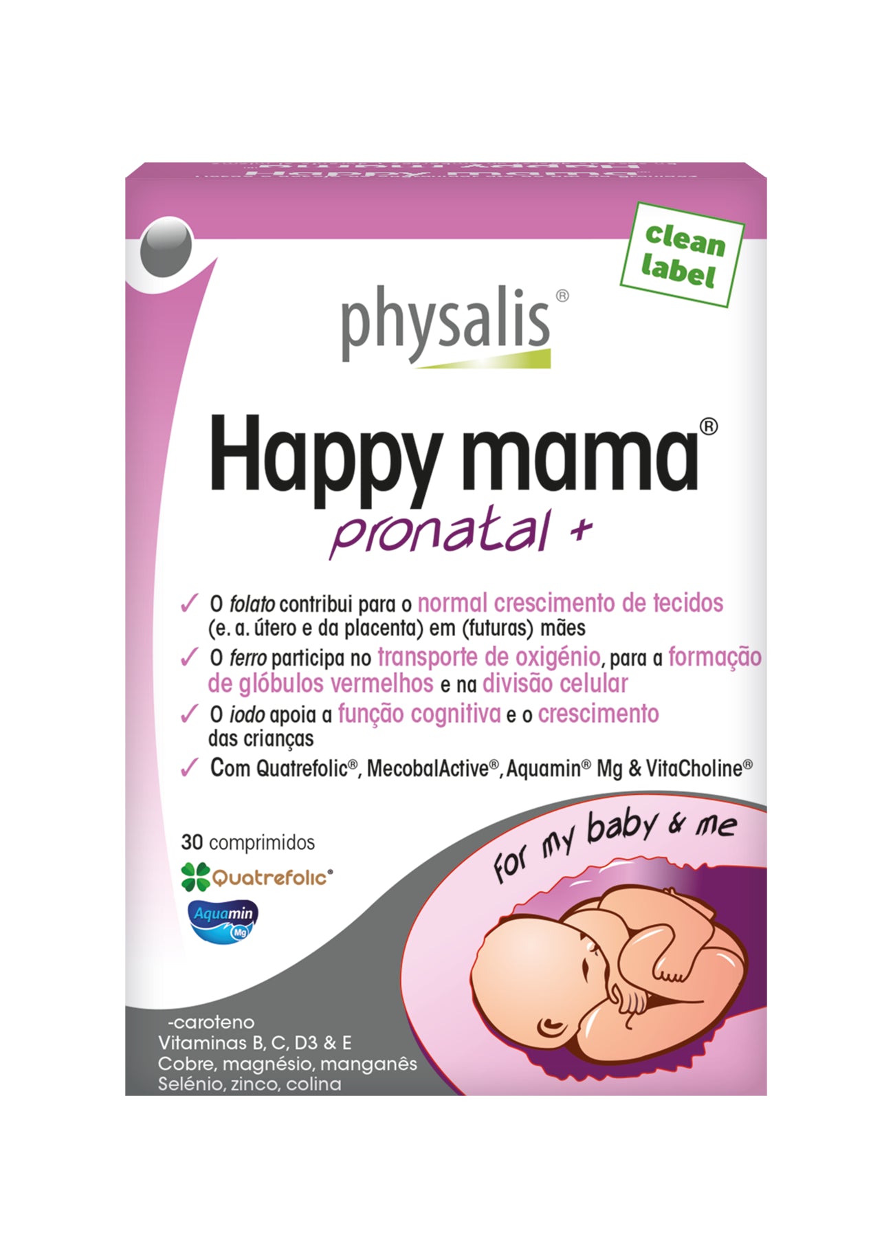 Physalis Happy Mama Pronatal+ (30 Tablets) - Healtsy