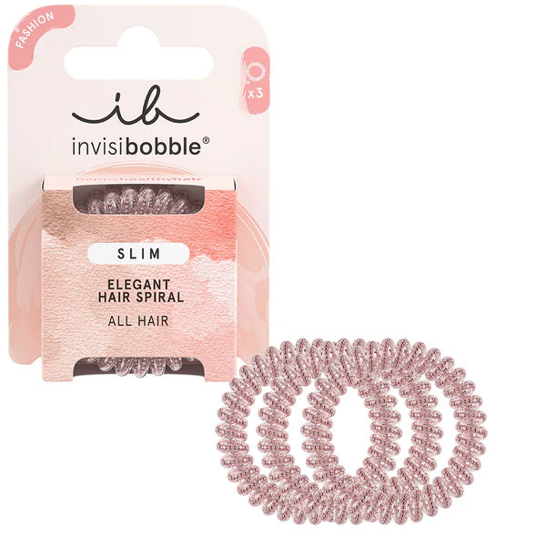 Invisibobble Elastic Hairband_ Pink (x3 pieces) - Healtsy