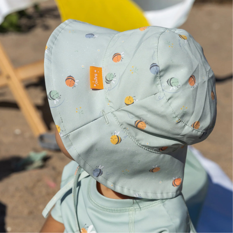 Saro Sun Protection Hat_Bee Happy_ 18-36M - Healtsy