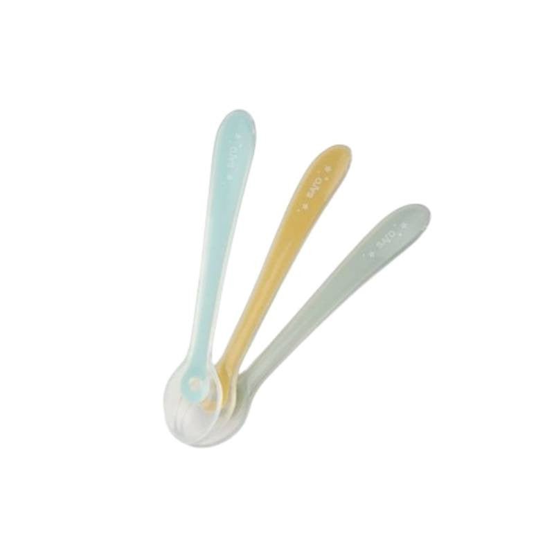 Saro Set of 3 Silicone Spoons – Buy Now at Healtsy