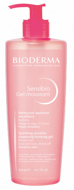 Bioderma Sensibio Gel Moussant - 500ml - Healtsy