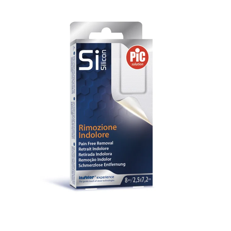 Pic Silicone Plasters _ 2.5 x 7.2cm (x 8 units) (ref. Pic.2010344000000) - Healtsy