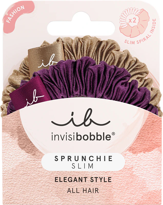 Invisibobble Elastic Hair Sprunchie Slim The Snugle is Real (x2 pcs) - Healtsy
