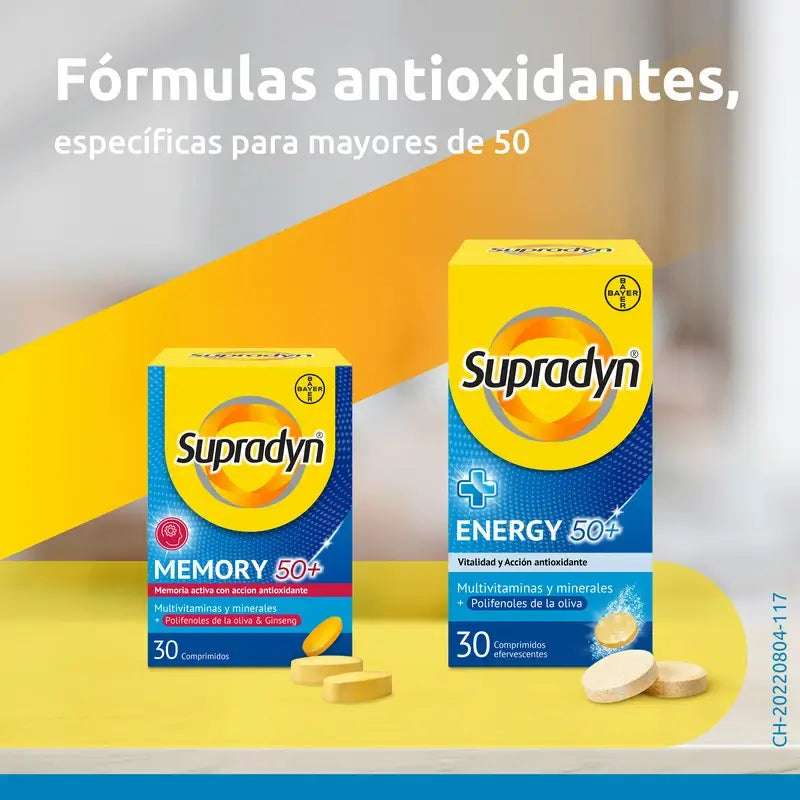 Supradyn Memoria 50+ (x30 pastillas)