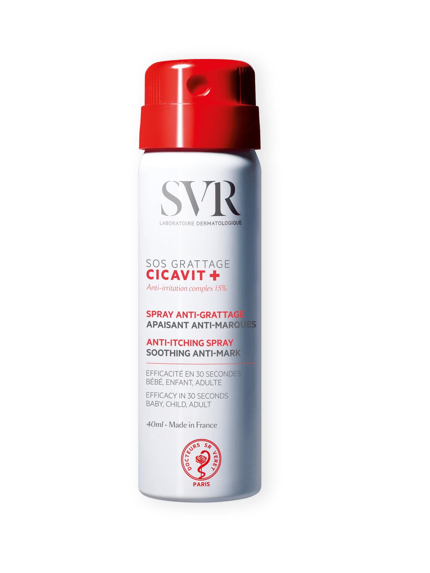 SVR Cicavit Spray SOS Itching - 40ml – Buy Now at Healtsy