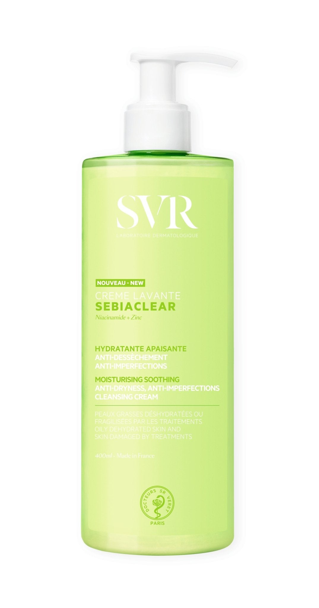 SVR Sebiaclear Cleansing Cream - 400ml – Buy Now at Healtsy