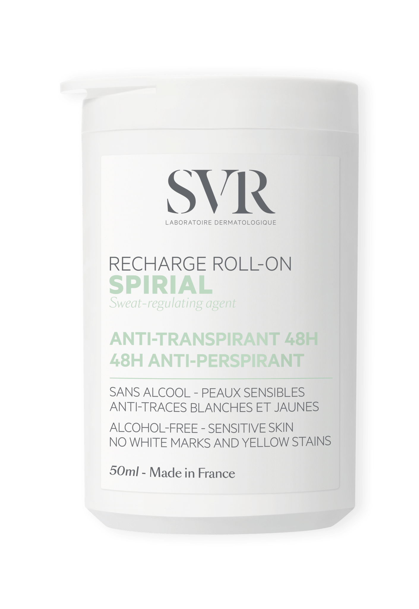 SVR Spirial Deo Roll On Refill - 50ml – Buy Now at Healtsy