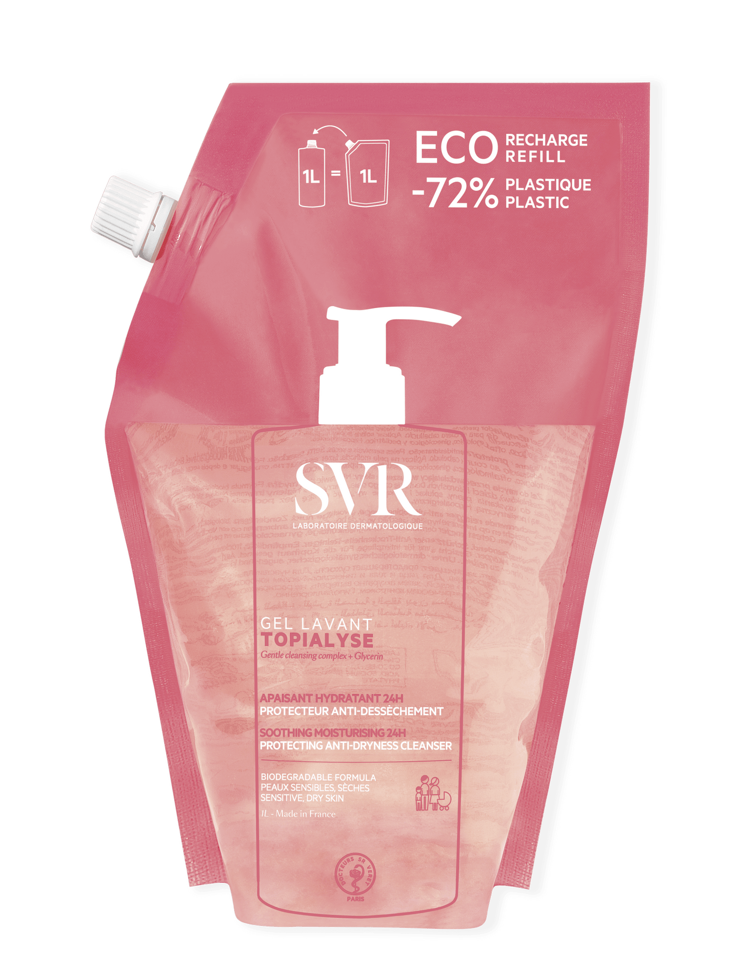 SVR Topialyse Washing Gel Eco Refill - 1L – Buy Now at Healtsy