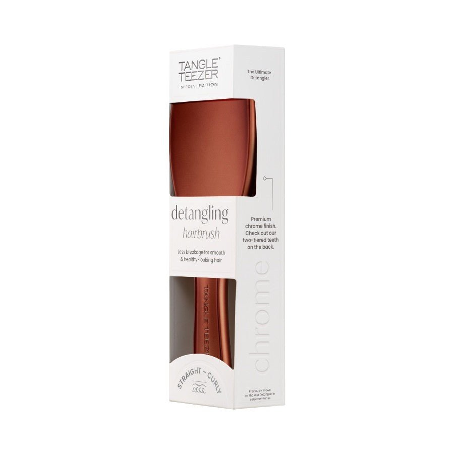 Tangle Teezer Chrome Bronze Detangler Brush – Buy Now at Healtsy