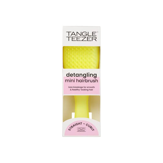 Tangle Teezer Mini Hyper Yellow Detangler Brush - Healtsy