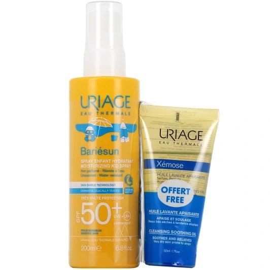 Uriage Bariesun Spray Kids - 200ml + Free Uriage Xemose Oil - 50ml – Buy Now at Healtsy