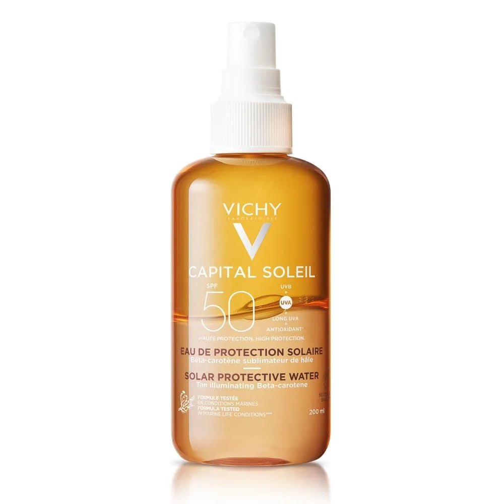 Vichy Capital Soleil Sun Protective Water SPF50 - 200ml – Buy Now at Healtsy
