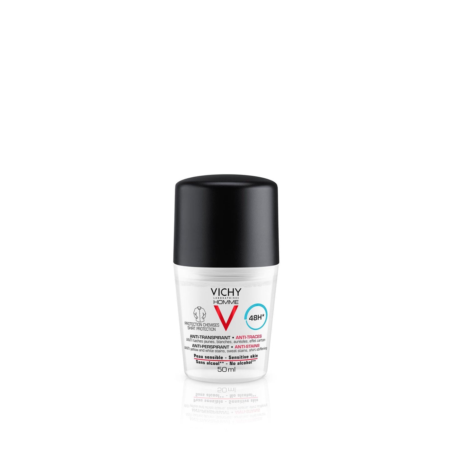 Vichy Homme Anti - Stain Deodorant - 50ml – Buy Now at Healtsy