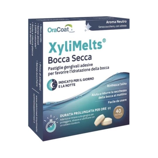 XyliMels Soothing Mint Dry Mouth (x40 lozenges) – Buy Now at Healtsy