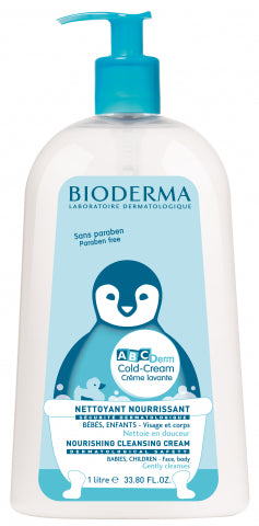 ABCDerm Cold-Cream Cleansing Cream - 1L - Healtsy