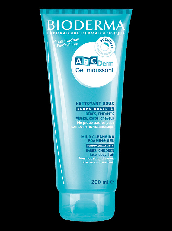 ABCDerm Gel moussant - 200ml - Healtsy