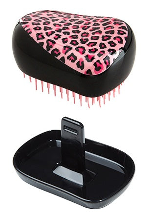 Tangle Teezer Pink Leopard Compact Hair Brush - Healtsy