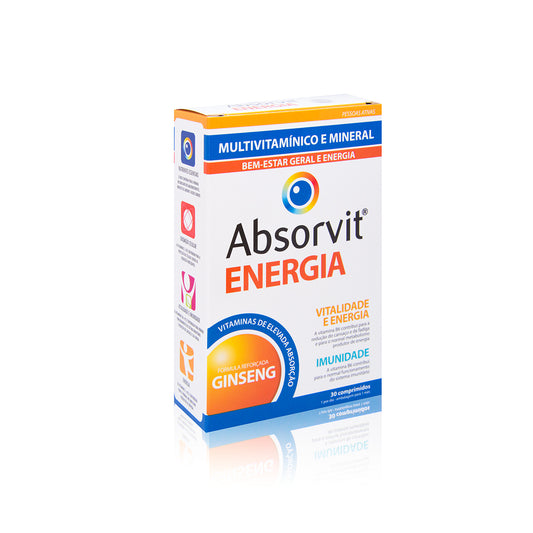 Absorvit Energy Tablets (x30 units) - Healtsy