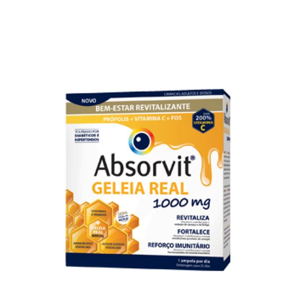 Absorvit Royal Jelly Ampoules - 10ml (x20 units) - Healtsy
