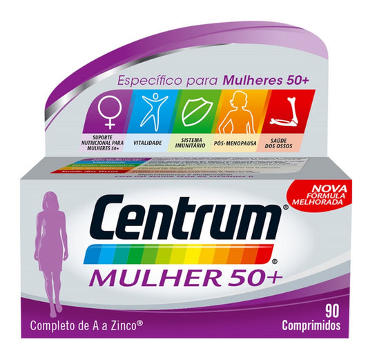 Centrum Woman 50+ Coated Tablets (x90 units) - Healtsy