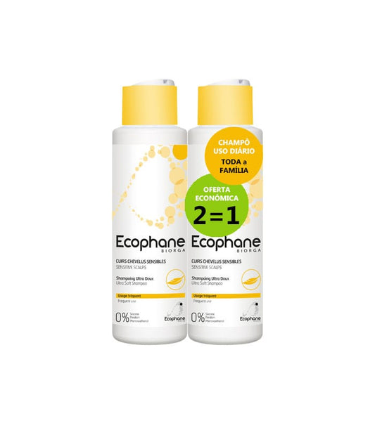 Ecophane Biorga Ultra-Smooth Shampoo 2x500 mL - Healtsy