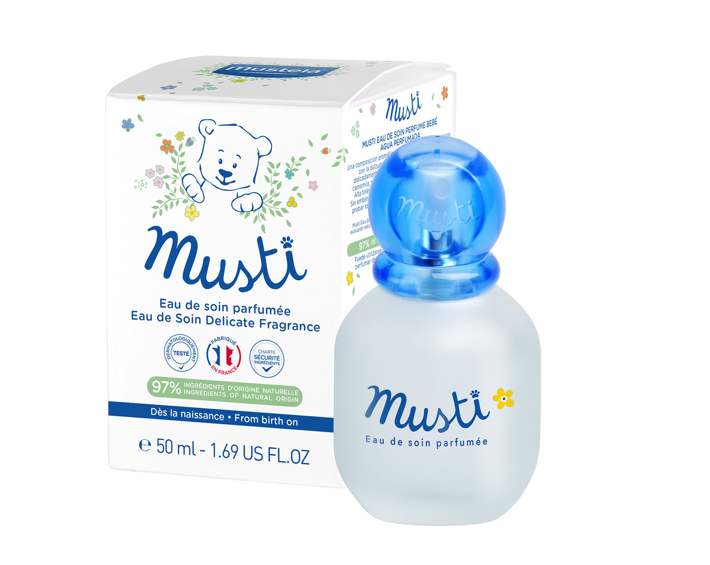 Mustela Musti Eau Soin Alcohol Free - 50ml - Healtsy