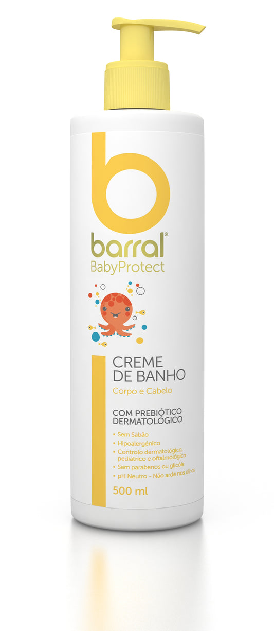 Barral Babyprotect Bath Cream - 500ml - Healtsy