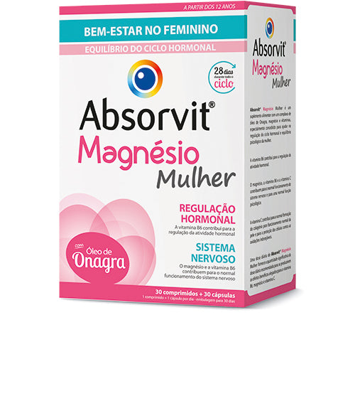 Absorvit Magnesium Tablets Special Woman (30 tablets + 30 capsules) - Healtsy