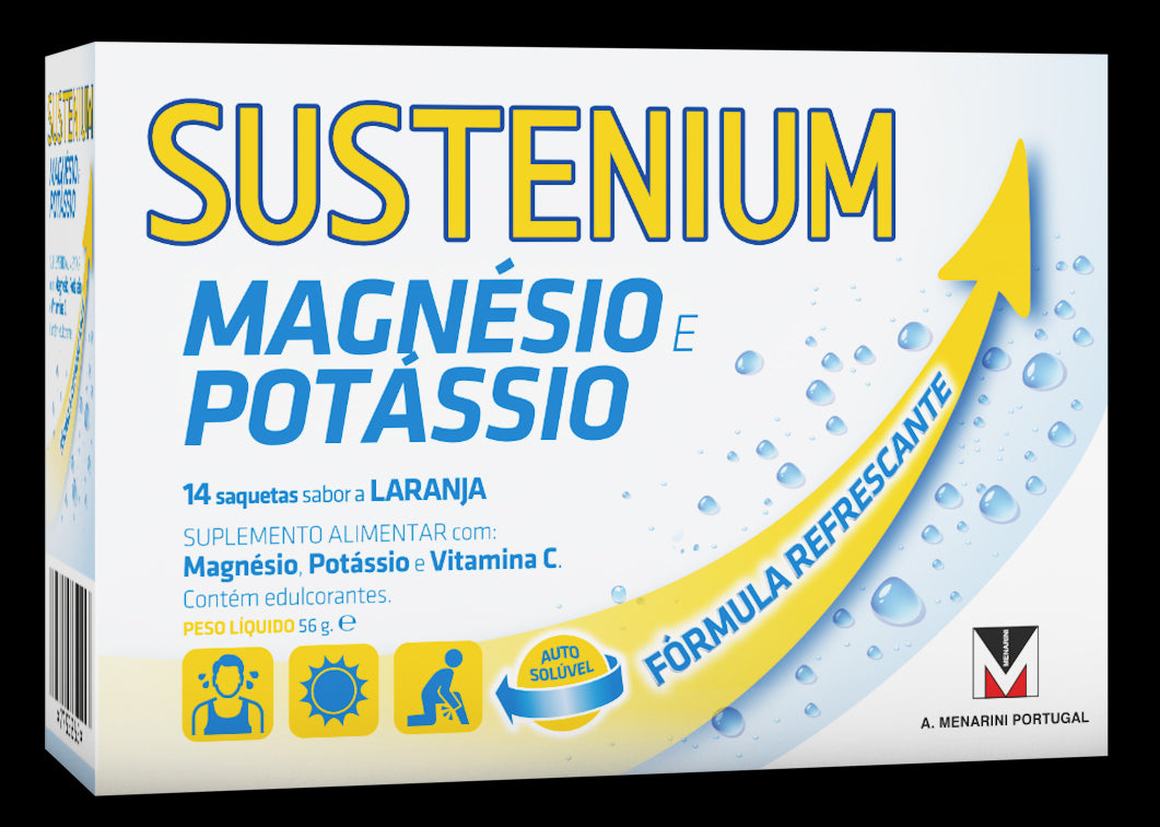 Sustenium Magnesium Potassium Powder Sachets (x14 units) - Healtsy